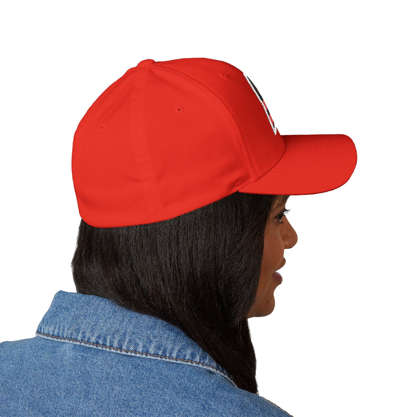 Embroidered Cap with Black Moderate Party Flag